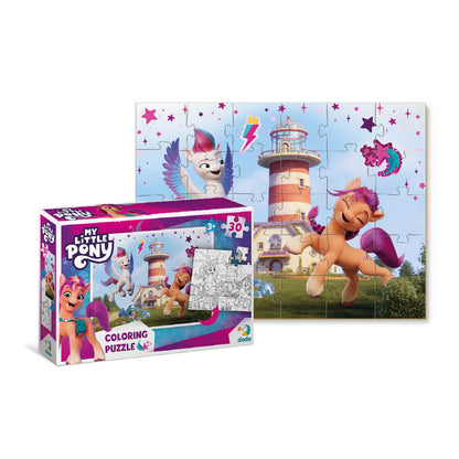 Caja del Puzzle para colorear My Little Pony Faro (30 piezas) de Dodo para peques a partir de 3 años