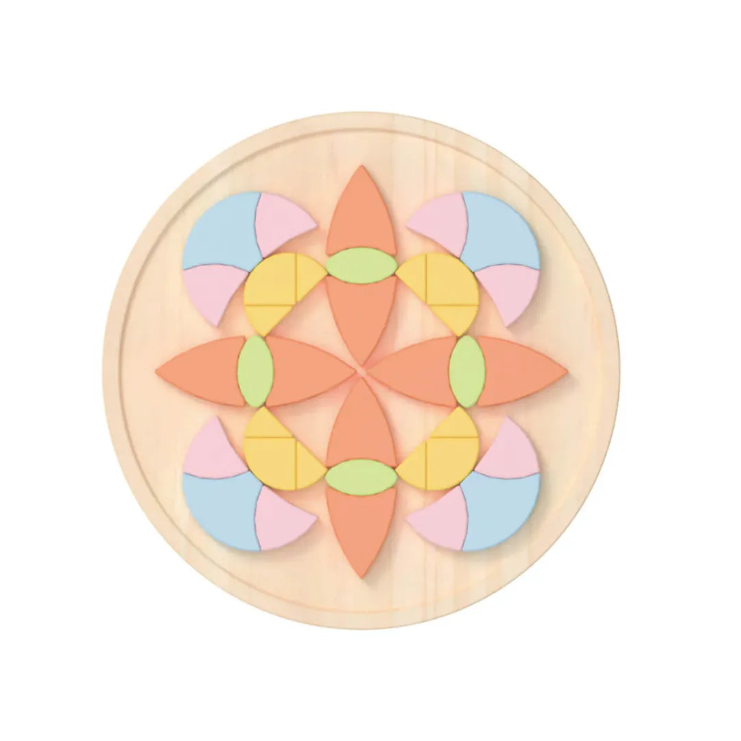 Puzzle de madera Mandala pastel de Classic World