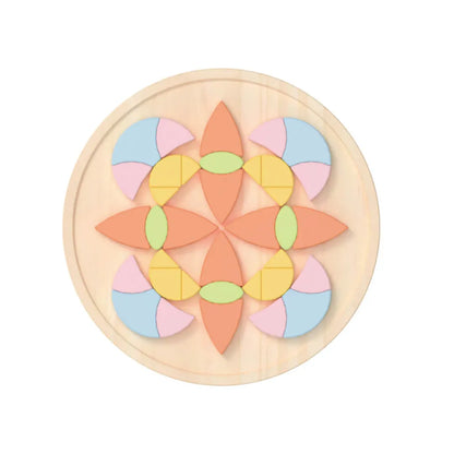 Puzzle de madera Mandala pastel de Classic World