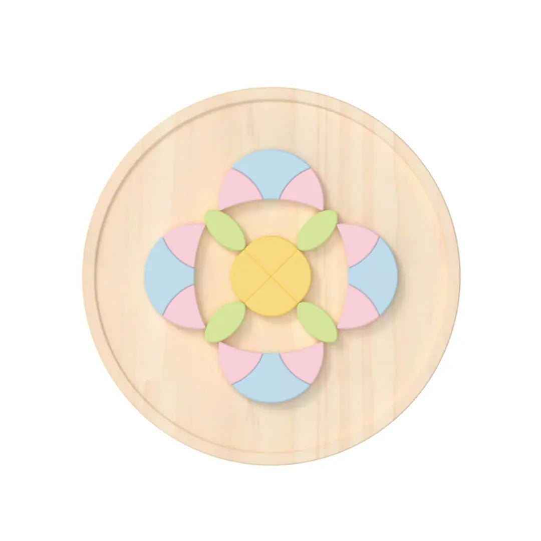 Puzzle de madera Mandala pastel de Classic World