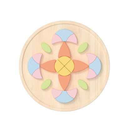 Puzzle Mandala Pastel