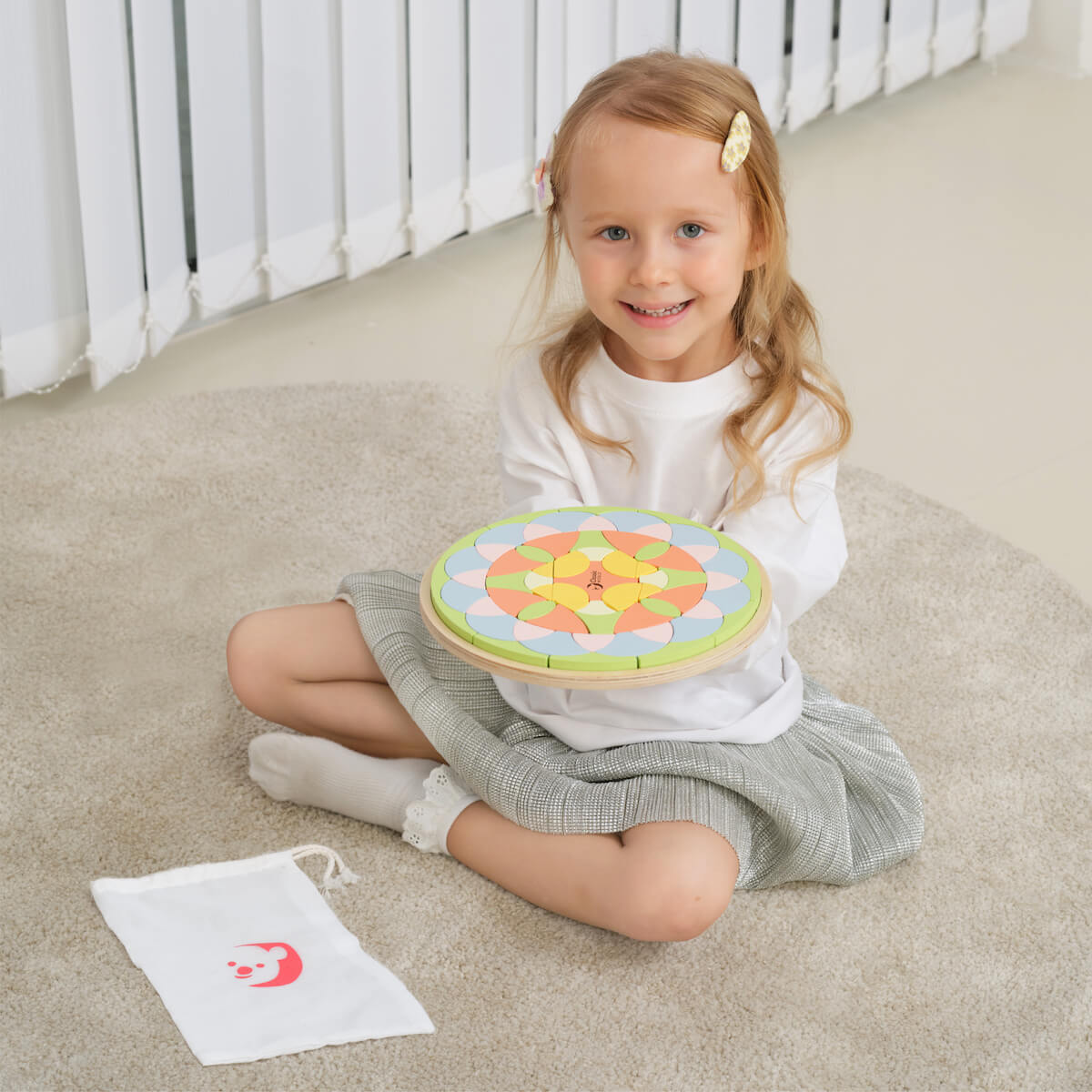 Puzzle Mandala Pastel