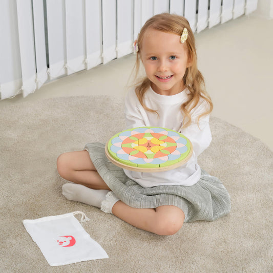 Puzzle Mandala Pastel