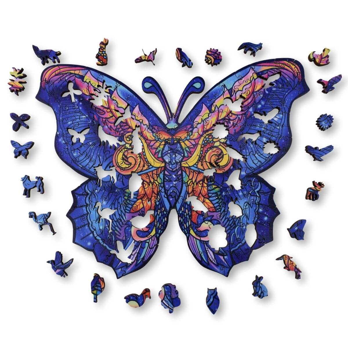 Puzzle mandala Mariposa