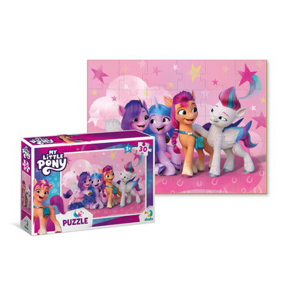 Caja del Puzzle My Little Pony Amistad de 30 piezas para niños a partir de 4 años de la marca Dodo