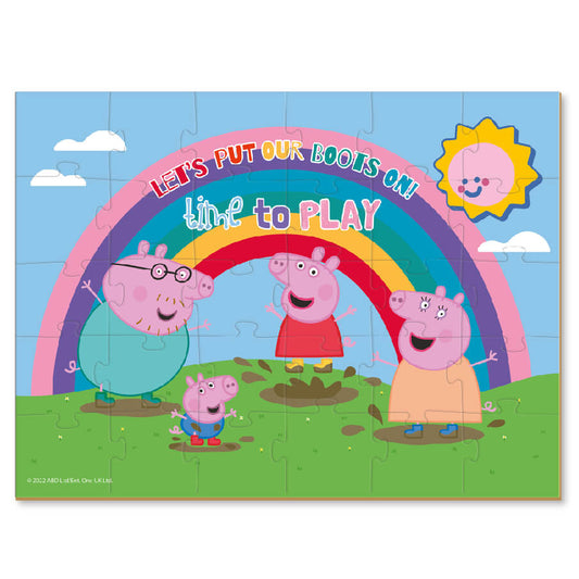 Imagen del puzzle Peppa Pig Arcoíris (30 piezas) de Dodo para niños y niñas a partir de 3 años
