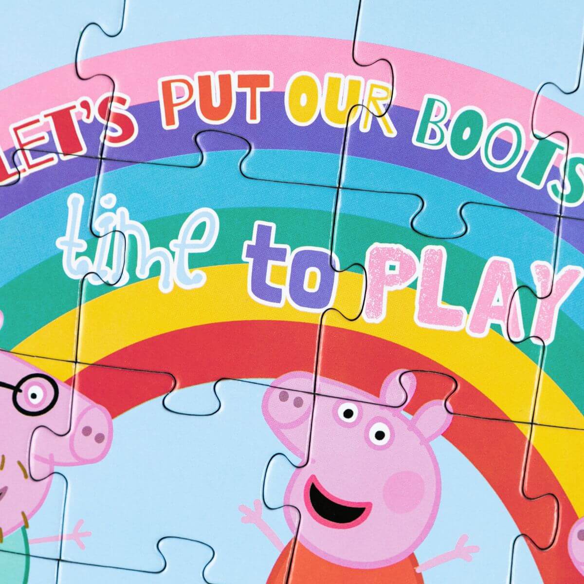 Detalle del Puzzle Peppa Pig Arcoíris (30 piezas) de Dodo 