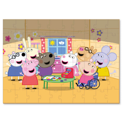 puzzle Peppa Pig con Peppa Pig montado 60 piezas Dodo