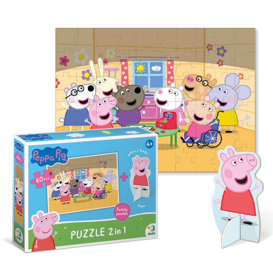 figura de cartón de Peppa Pig del puzzle Peppa Pig de Dodo
