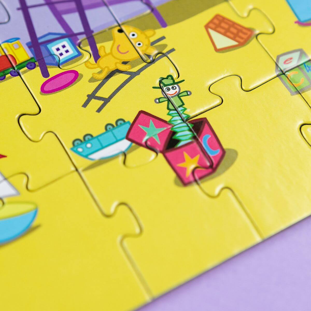 Detalle del Puzzle Peppa Pig Habitación (60 piezas) de Dodo para niños a partir de 4 años