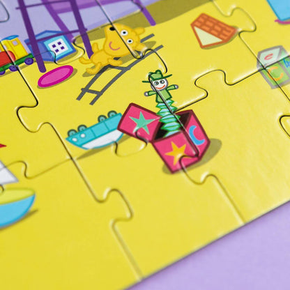 Detalle del Puzzle Peppa Pig Habitación (60 piezas) de Dodo para niños a partir de 4 años