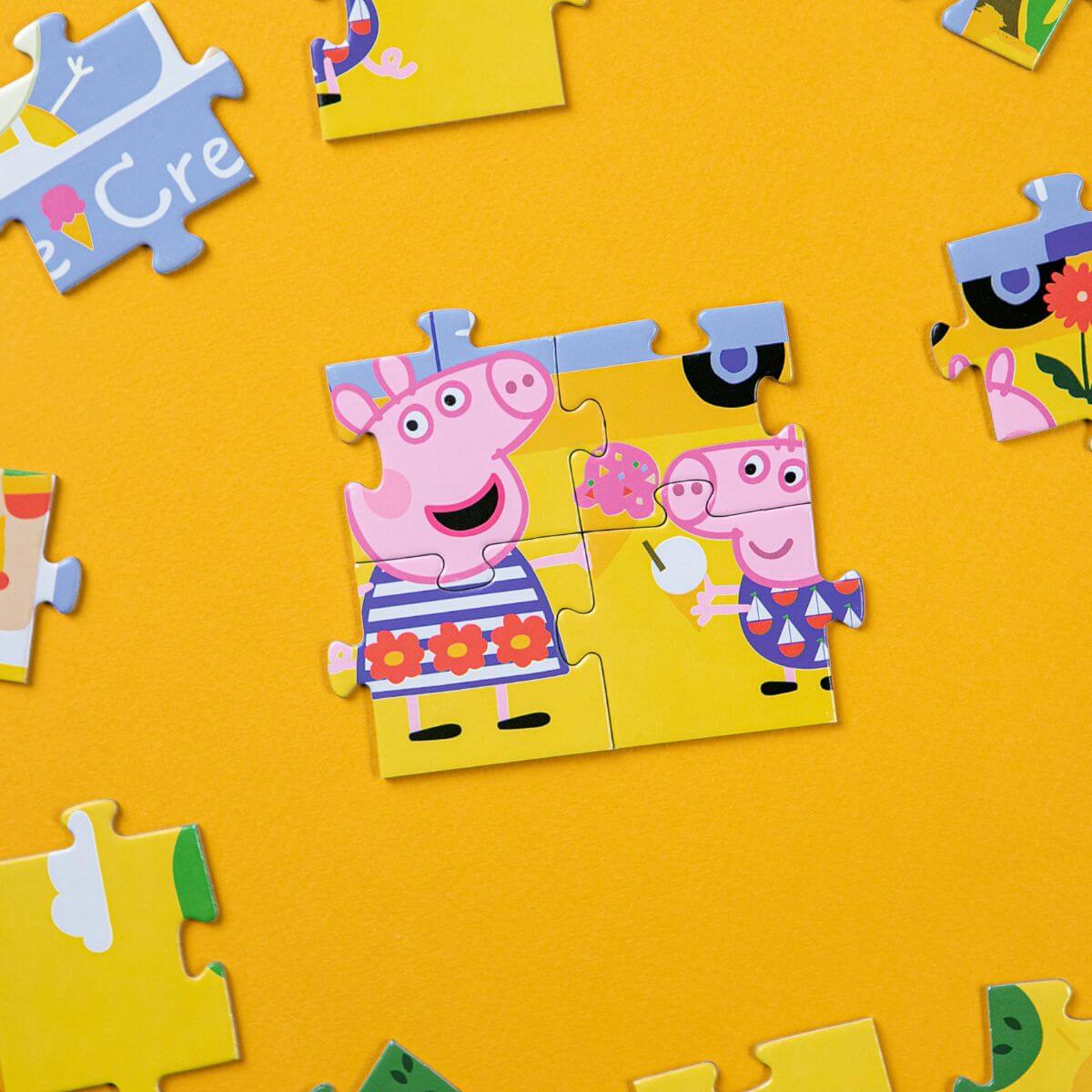 Detalle del Puzzle Peppa Pig Helados (30 piezas) de Dodo para niños de 3 años