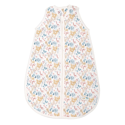 saco de dormir de verano Moulin Roty motivo flores para bebés de 0 a 24 meses

