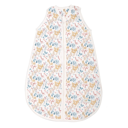 saco de dormir de verano Moulin Roty motivo flores para bebés de 0 a 24 meses

