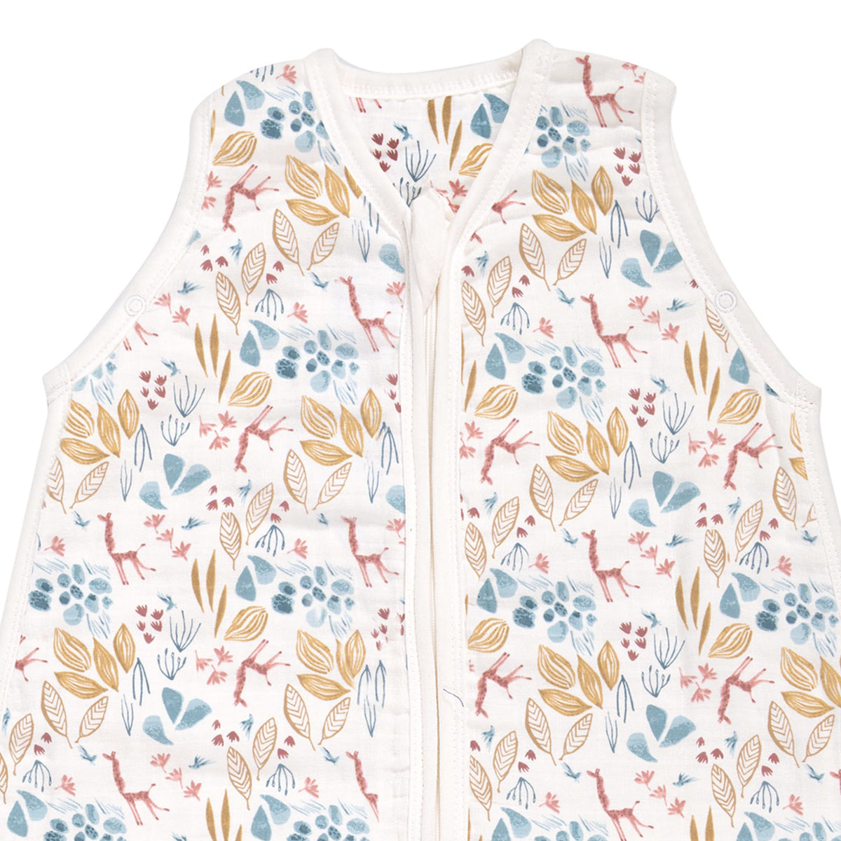 saco de bebé de muselina de algodón con motivo floral acuarela de Mouin Roty para bebés recién nacidos
