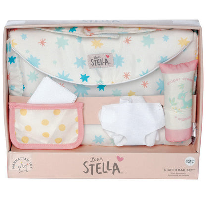 set completo de bolsa de pañales para muñecas Love Stella Manhattan Toy


