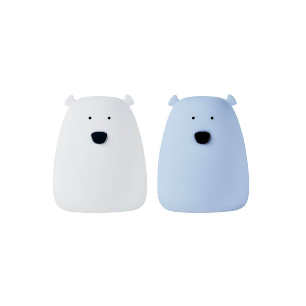 Set Mini Lámparas Oso Blanco y Azul Ártico