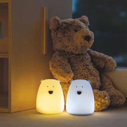 Set de 2 Mini Llums Ós Blanc & Blau Àrtic