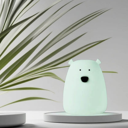 Set de 2 Mini Llums Ós Blanc & Menta