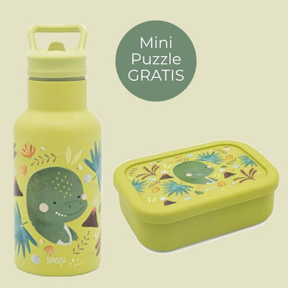 Set Dinosaure - Ampolla tèrmica + Carmanyola infantil