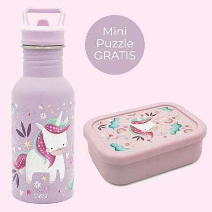 Set Unicorn - Ampolla + Carmanyola infantil