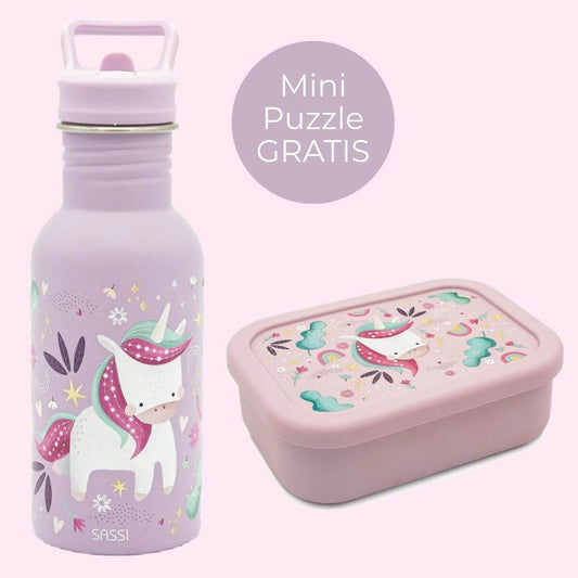 Set Unicorn - Ampolla + Carmanyola infantil