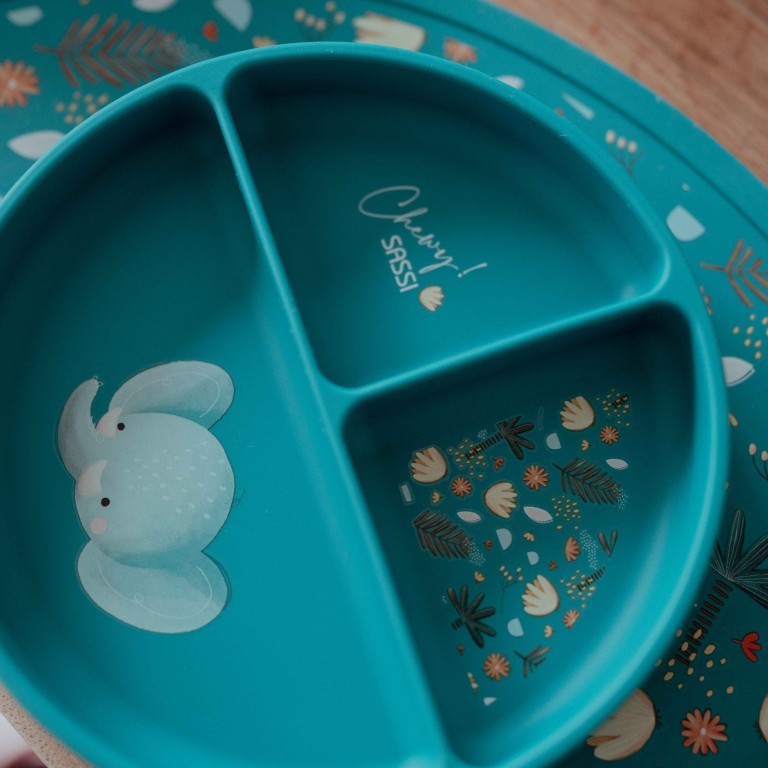 Plato de silicona - Chewy el Elefante