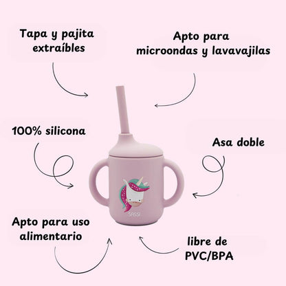 Tassa de silicona Unicorn