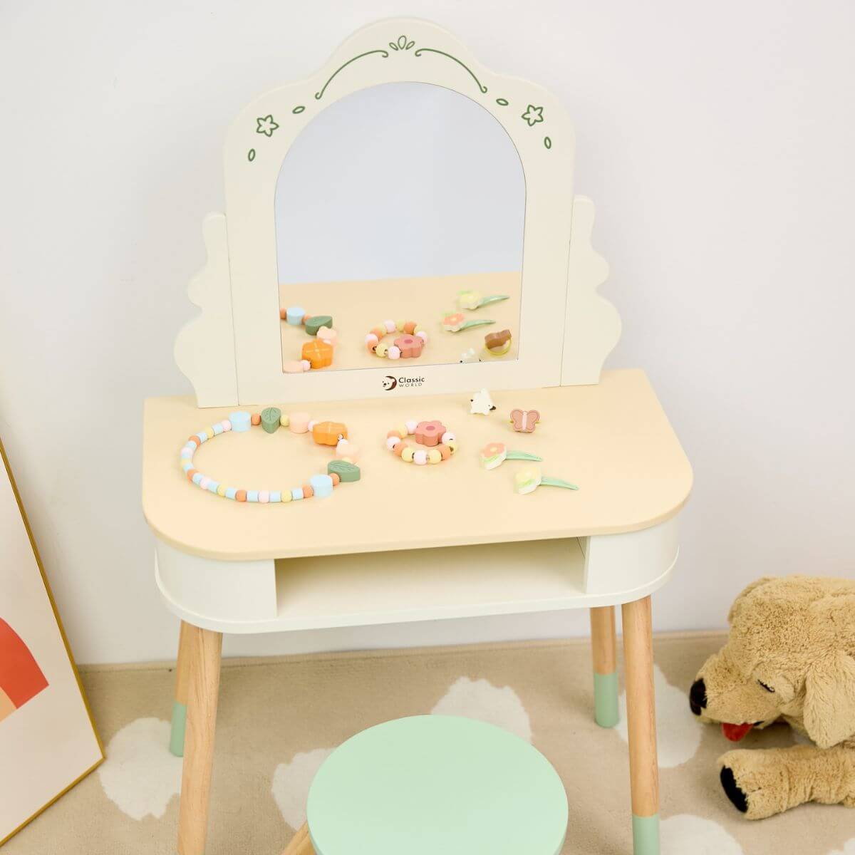 Tocador amb Mirall i Banc