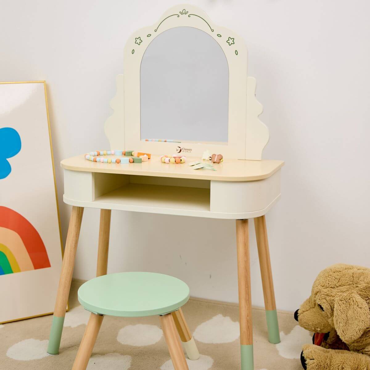 Tocador amb Mirall i Banc