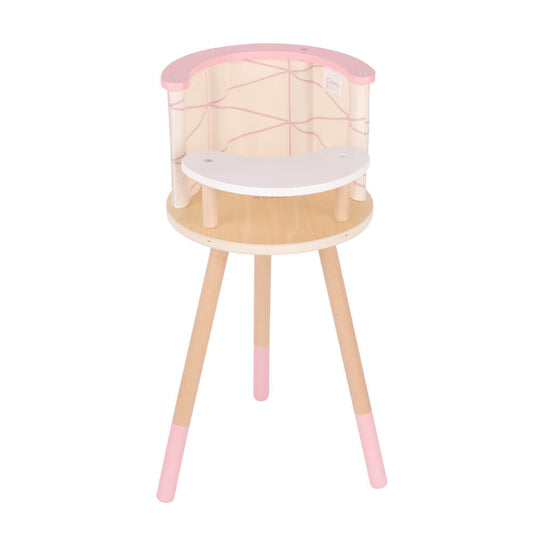 Trona de madera FSC para jugar con muñecas Classic World