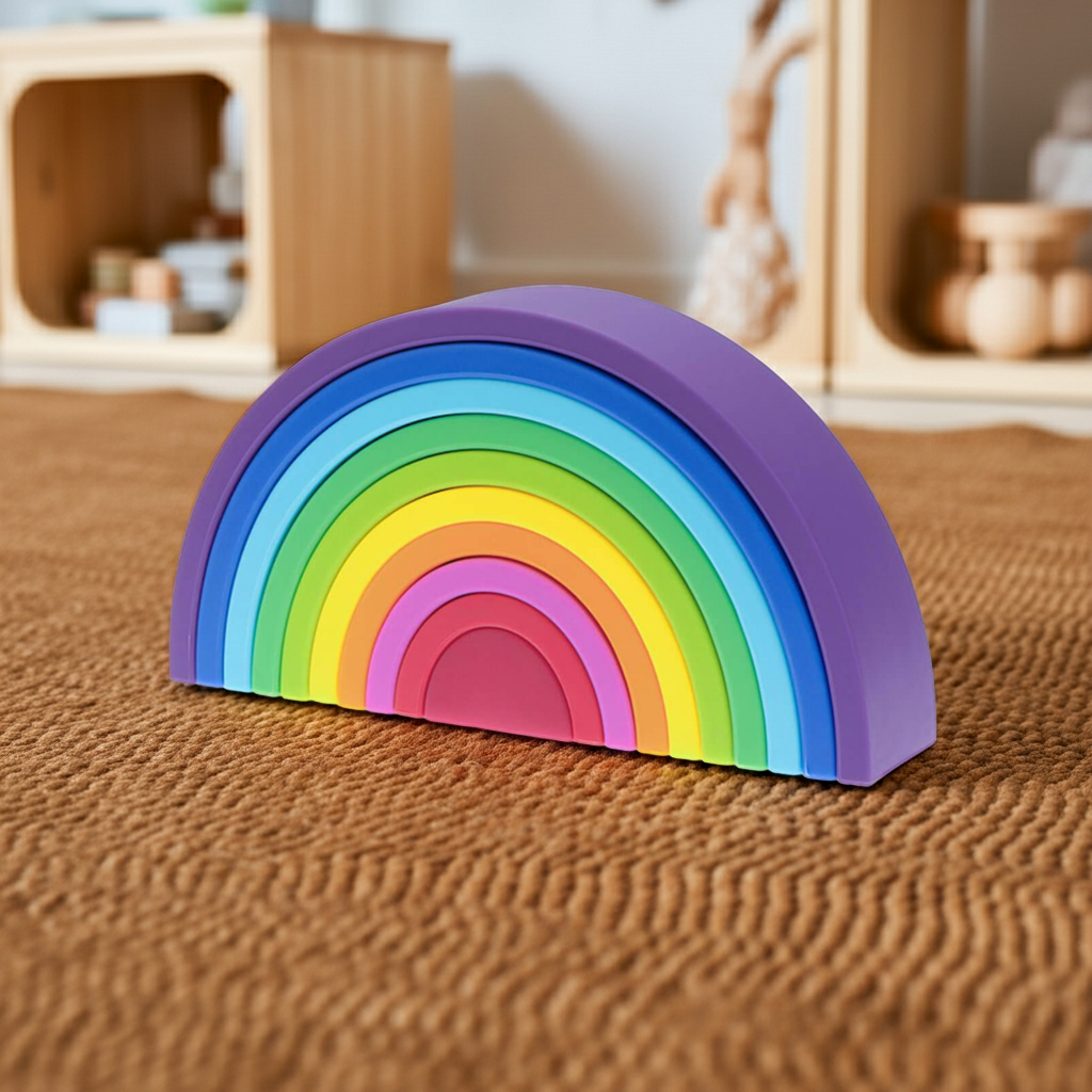 Arco iris de silicona