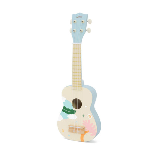ukelele infantil de madera azul Classic World