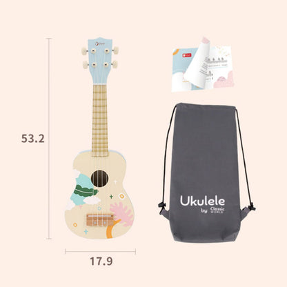 ukelele infantil con librito de partituras
