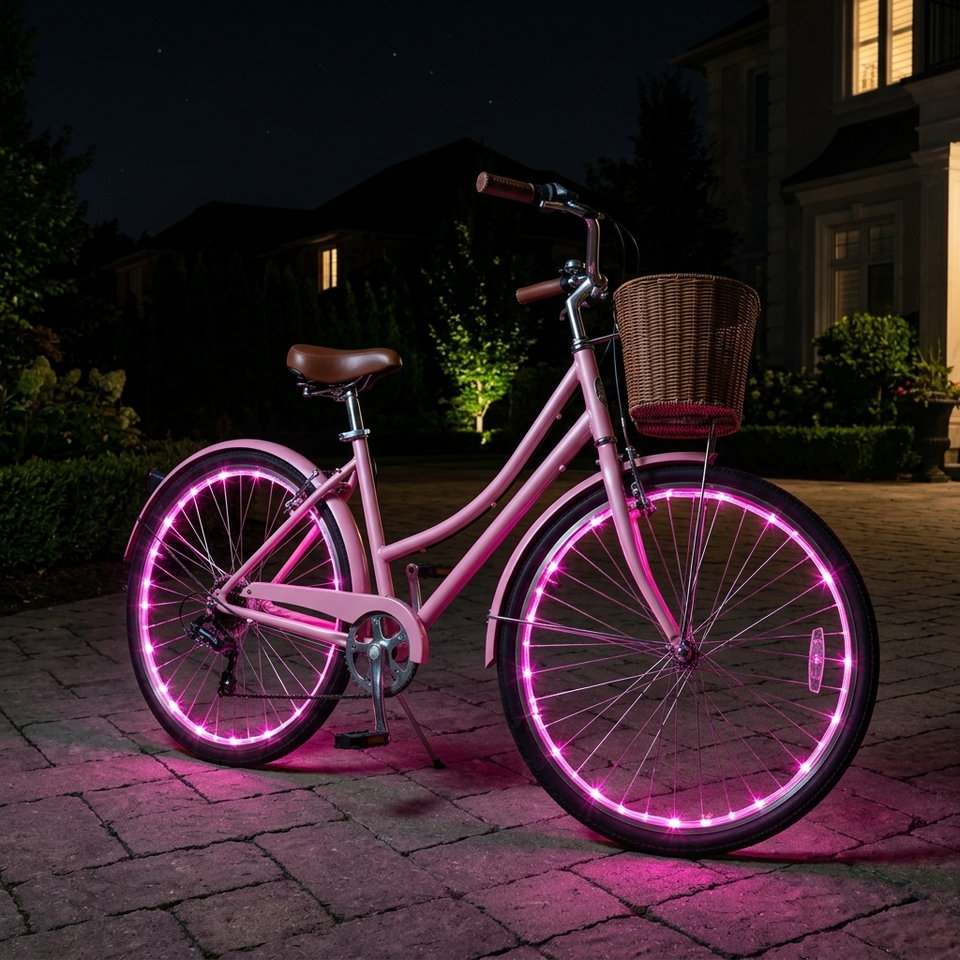 Llum LED per a llanta de bicicleta