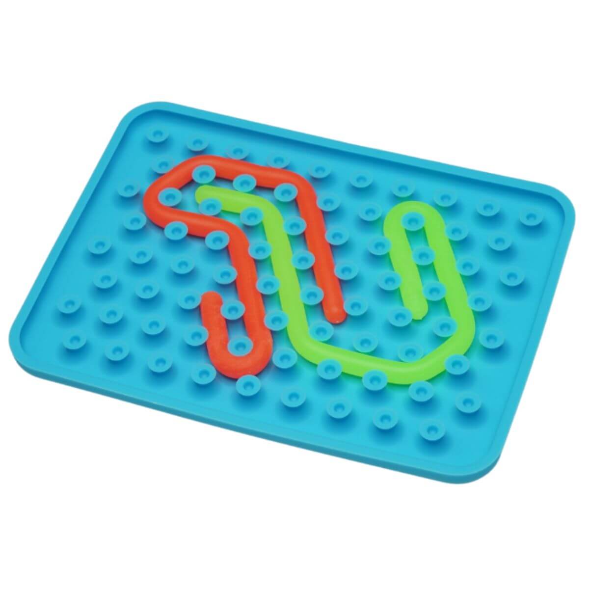 Juguete sensorial de silicona de color azul para desarrollar la motricida fina para niños  y niñas a partir de 3 años
