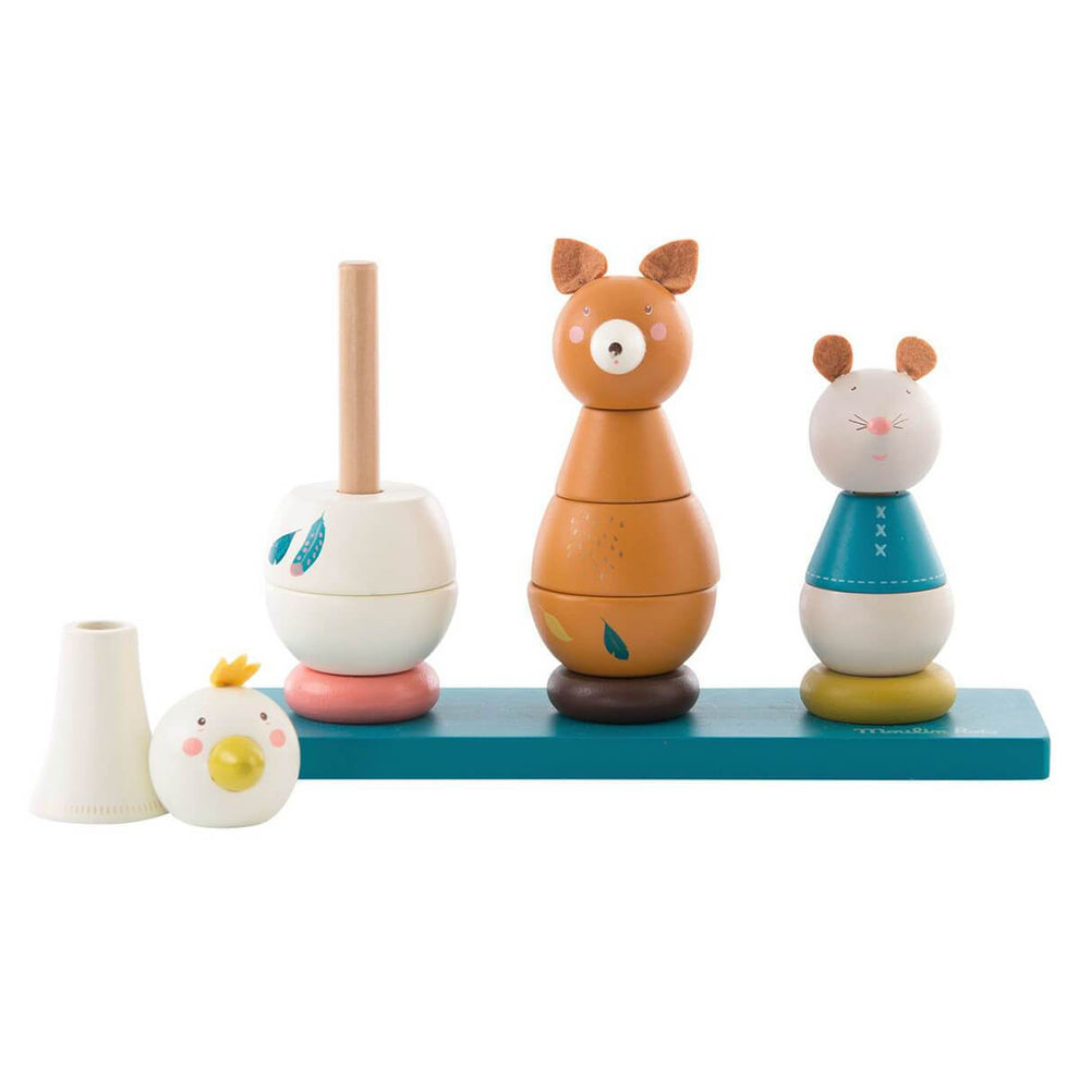 Apilable animales El Viaje de Olga Moulin Roty | Jungla Kids