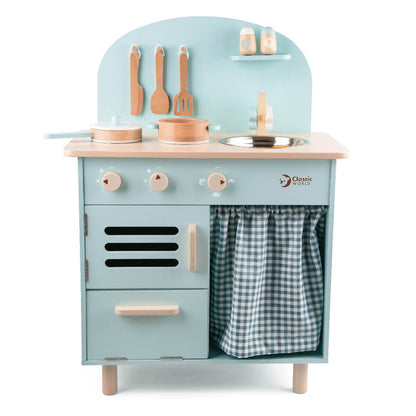 Cocina Retro Azul Classic World