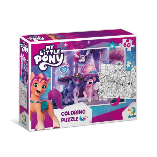 Puzzle 2 en 1 para colorear My Little Pony Fashion (60 piezas)