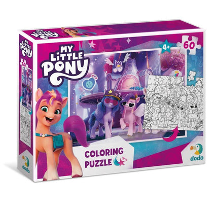 Puzzle 2 en 1 para colorear My Little Pony Fashion (60 piezas) 