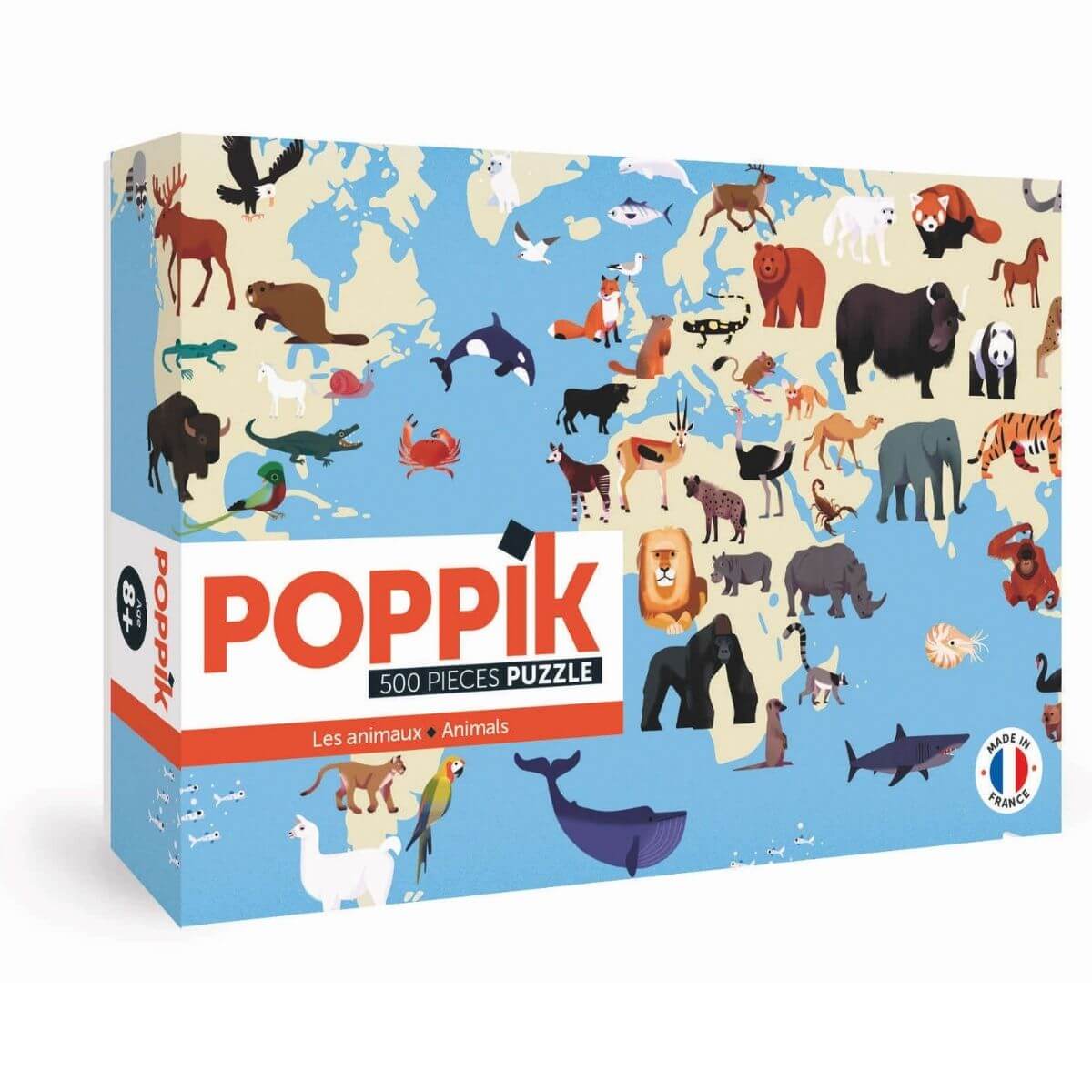 Puzzle Animales del Mundo (500 piezas) Poppik