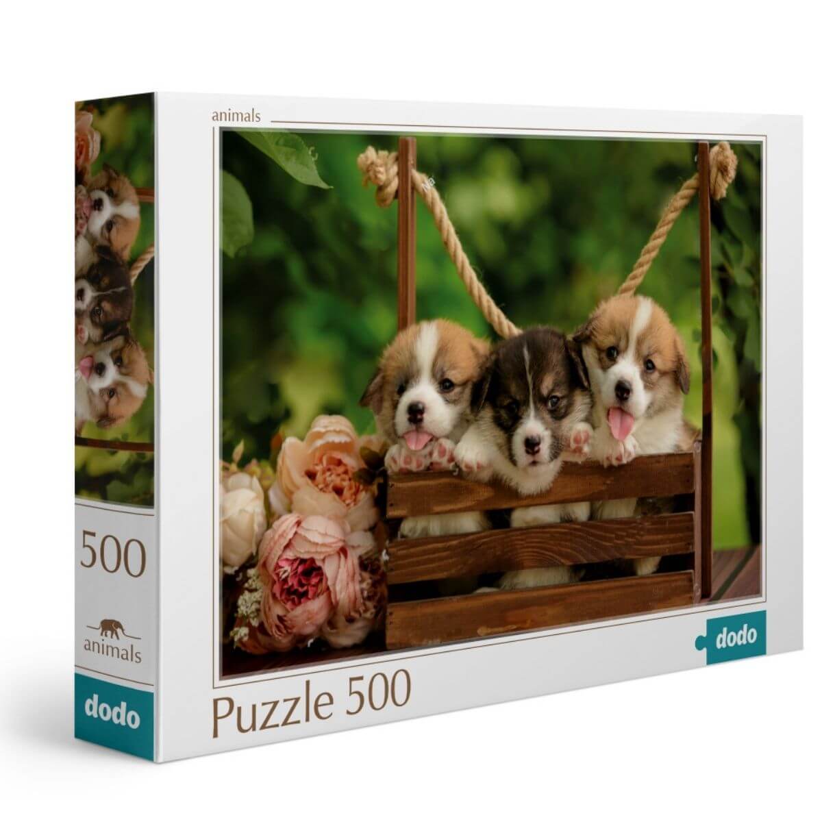 Puzzle Cachorros corgi galés (500 piezas) Dodo