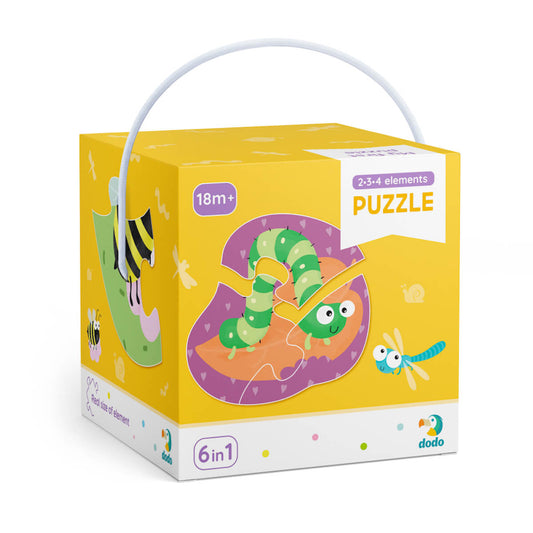 Puzzle evolutivo 2-3-4 Insectos