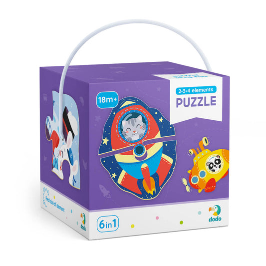 Puzzle evolutivo 2-3-4 Transportes