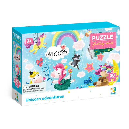 Puzzle Fantasía Unicornios (30 piezas) Dodo