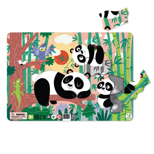 Puzzle en marco Pandas
