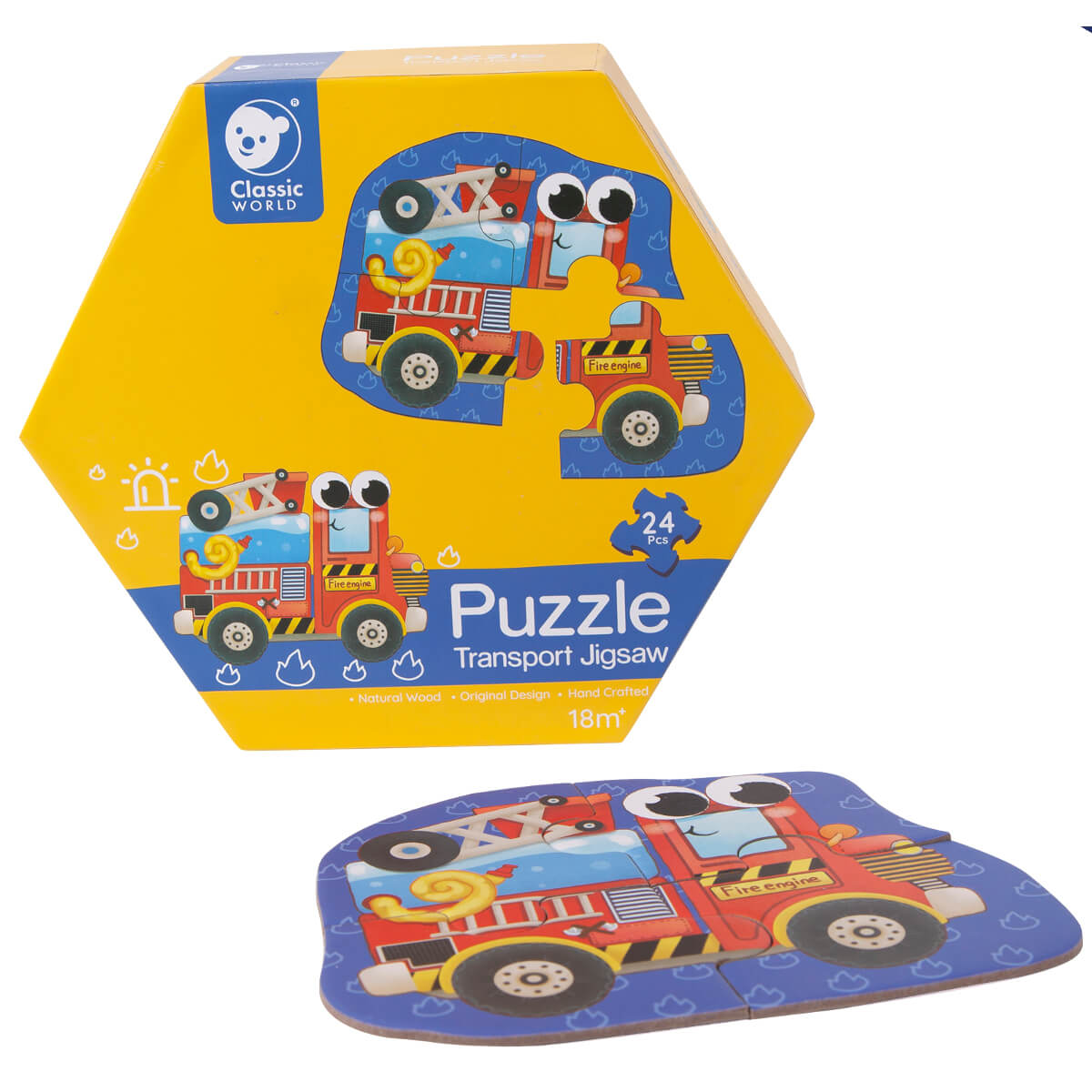 Puzzle Medios de transporte Classic World