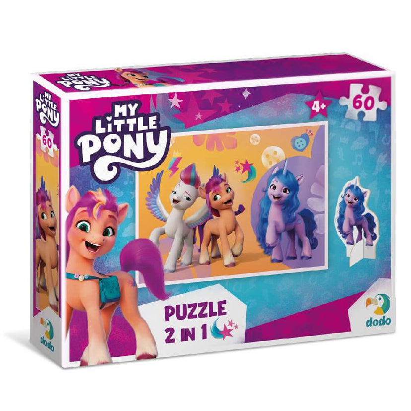 puzzle My Little Pony 60 piezas con figura de Izzy Dodo