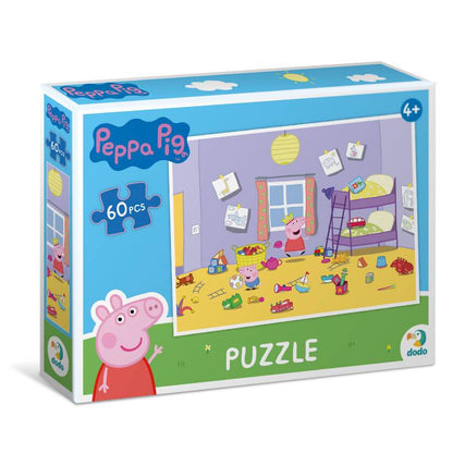 Caja del puzzle Peppa Pig Habitación (60 piezas) de Dodo para niños a partir de 4 años