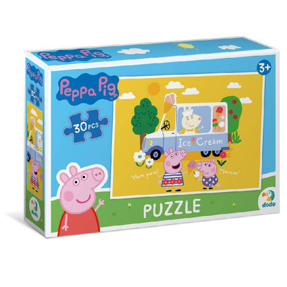 Caja del puzzle Peppa Pig Helados (30 piezas) de Dodo para niños de 3 años